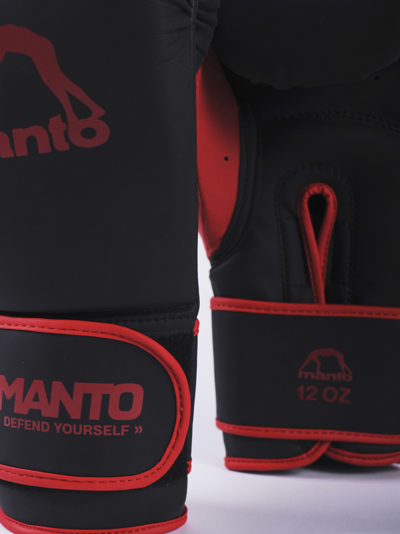 MANTO BOXING GLOVES Essential black/red